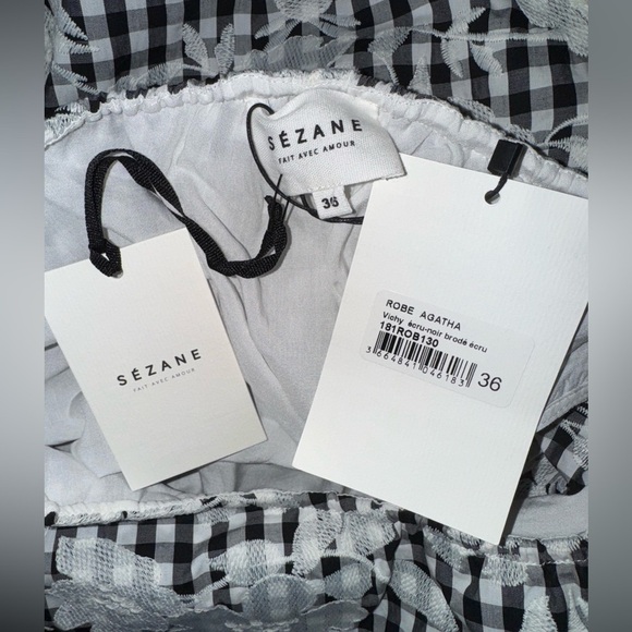 Sézane- NWT- ROBE AGATHA- size 36 - Picture 7 of 8